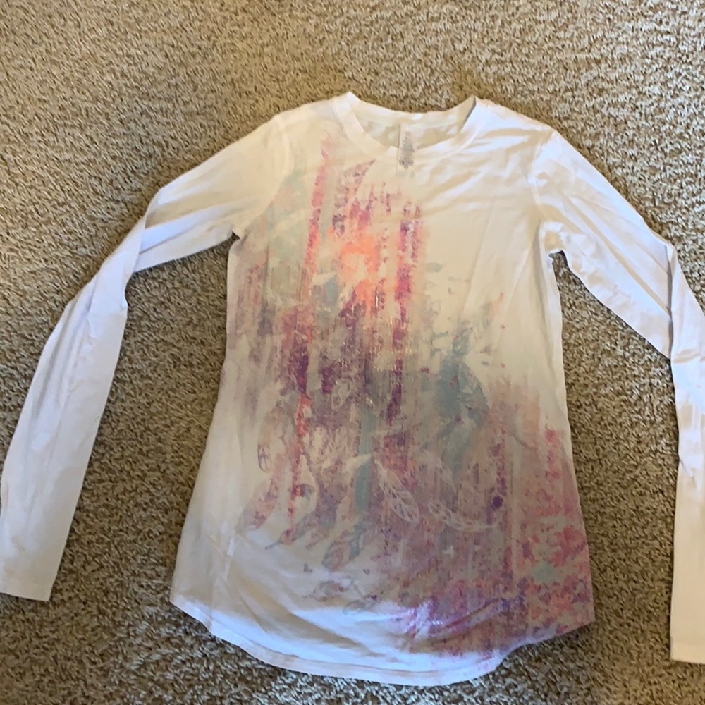 Ivivva white long sleeve shirt